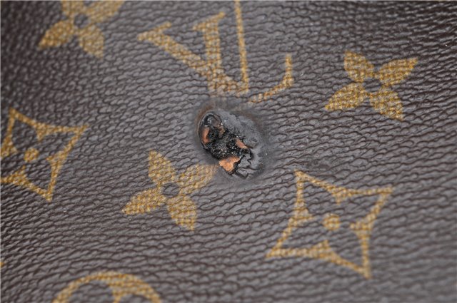 Authentic Louis Vuitton Monogram Gibeciere GM Shoulder Cross Bag M42246 LV 0343G