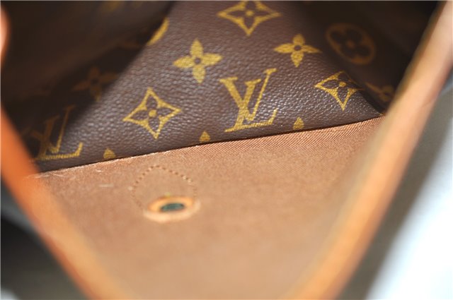 Authentic Louis Vuitton Monogram Gibeciere GM Shoulder Cross Bag M42246 LV 0343G