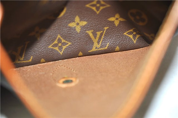 Authentic Louis Vuitton Monogram Gibeciere GM Shoulder Cross Bag M42246 LV 0343G