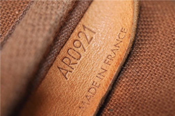 Authentic Louis Vuitton Monogram Gibeciere GM Shoulder Cross Bag M42246 LV 0343G