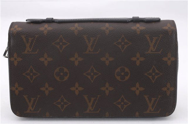 Authentic Louis Vuitton Monogram Macassar Zippy XL Wallet Purse M61506 LV 0345F