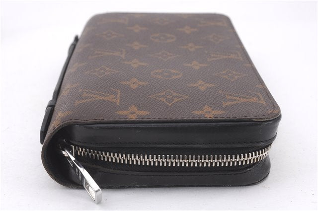 Authentic Louis Vuitton Monogram Macassar Zippy XL Wallet Purse M61506 LV 0345F