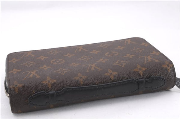 Authentic Louis Vuitton Monogram Macassar Zippy XL Wallet Purse M61506 LV 0345F