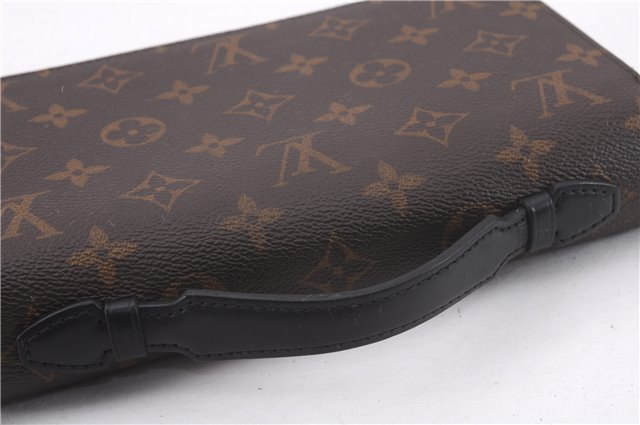 Authentic Louis Vuitton Monogram Macassar Zippy XL Wallet Purse M61506 LV 0345F