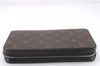 Authentic Louis Vuitton Monogram Macassar Zippy XL Wallet Purse M61506 LV 0345F