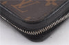 Authentic Louis Vuitton Monogram Macassar Zippy XL Wallet Purse M61506 LV 0345F