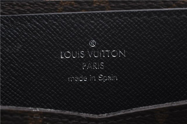 Authentic Louis Vuitton Monogram Macassar Zippy XL Wallet Purse M61506 LV 0345F