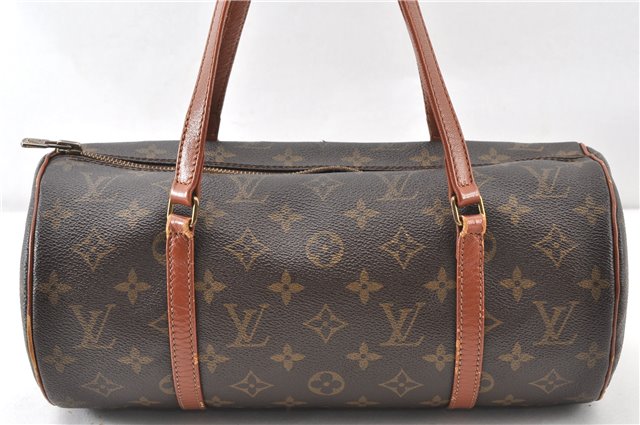 Authentic Louis Vuitton Monogram Papillon 30 Hand Bag Old Model LV 0345G