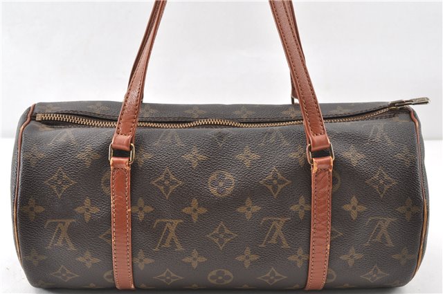 Authentic Louis Vuitton Monogram Papillon 30 Hand Bag Old Model LV 0345G
