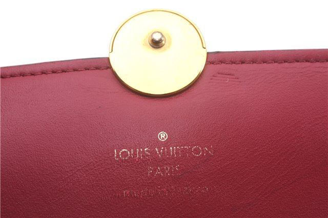 Auth Louis Vuitton Monogram Portefeuille Flor Compact Wallet M64588 Pink 0346F