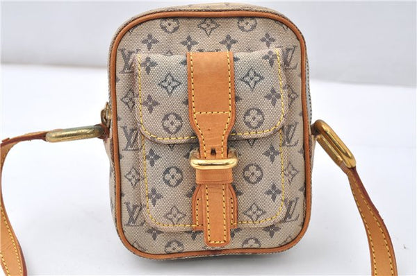 Auth Louis Vuitton Monogram Mini Juliet PM Shoulder Cross Bag M92005 Blue 0346G
