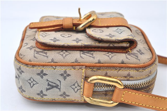 Auth Louis Vuitton Monogram Mini Juliet PM Shoulder Cross Bag M92005 Blue 0346G