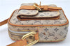 Auth Louis Vuitton Monogram Mini Juliet PM Shoulder Cross Bag M92005 Blue 0346G