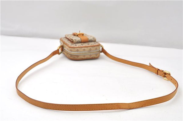 Auth Louis Vuitton Monogram Mini Juliet PM Shoulder Cross Bag M92005 Blue 0346G