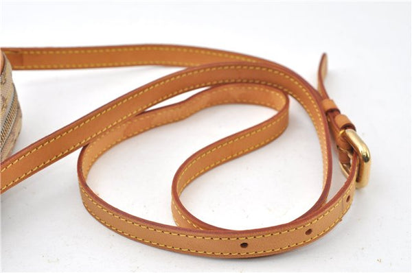 Auth Louis Vuitton Monogram Mini Juliet PM Shoulder Cross Bag M92005 Blue 0346G