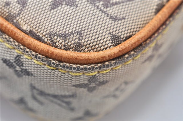 Auth Louis Vuitton Monogram Mini Juliet PM Shoulder Cross Bag M92005 Blue 0346G