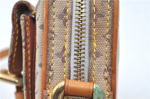 Auth Louis Vuitton Monogram Mini Juliet PM Shoulder Cross Bag M92005 Blue 0346G