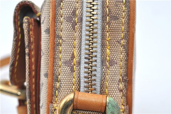 Auth Louis Vuitton Monogram Mini Juliet PM Shoulder Cross Bag M92005 Blue 0346G