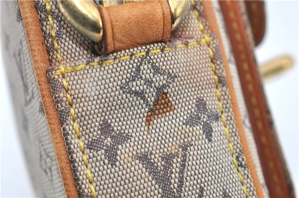 Auth Louis Vuitton Monogram Mini Juliet PM Shoulder Cross Bag M92005 Blue 0346G