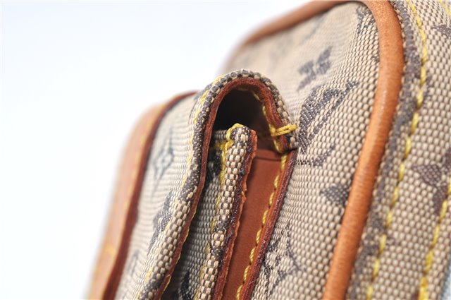 Auth Louis Vuitton Monogram Mini Juliet PM Shoulder Cross Bag M92005 Blue 0346G