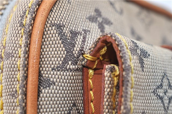 Auth Louis Vuitton Monogram Mini Juliet PM Shoulder Cross Bag M92005 Blue 0346G