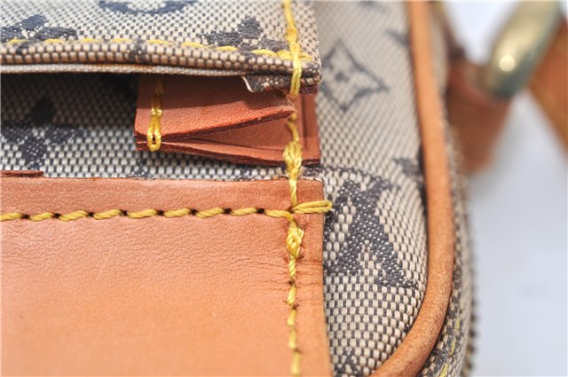 Auth Louis Vuitton Monogram Mini Juliet PM Shoulder Cross Bag M92005 Blue 0346G