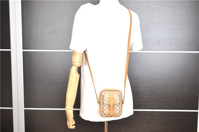 Auth Louis Vuitton Monogram Mini Juliet PM Shoulder Cross Bag M92005 Blue 0346G