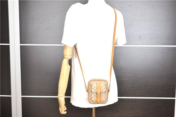 Auth Louis Vuitton Monogram Mini Juliet PM Shoulder Cross Bag M92005 Blue 0346G