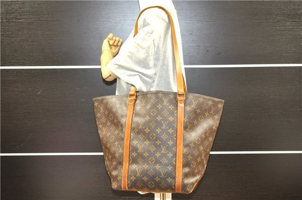 Authentic Louis Vuitton Monogram Sac Shopping PM Tote Bag M51108 LV 0347G