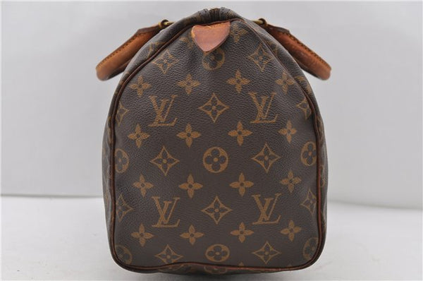 Authentic Louis Vuitton Monogram Speedy 30 Hand Bag Purse M41526 LV 0348D