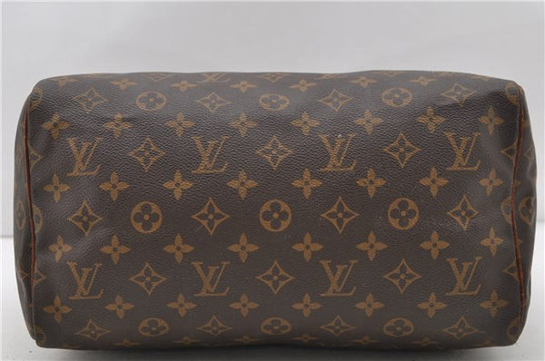 Authentic Louis Vuitton Monogram Speedy 30 Hand Bag Purse M41526 LV 0348D