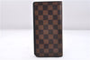 Authentic Louis Vuitton Damier Portefeuille Brazza Long Wallet N63168 Box 0348F