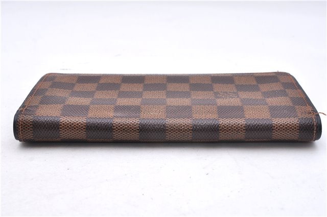 Authentic Louis Vuitton Damier Portefeuille Brazza Long Wallet N63168 Box 0348F