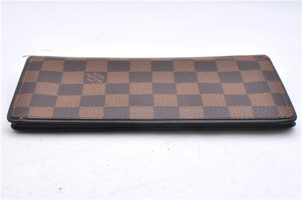 Authentic Louis Vuitton Damier Portefeuille Brazza Long Wallet N63168 Box 0348F