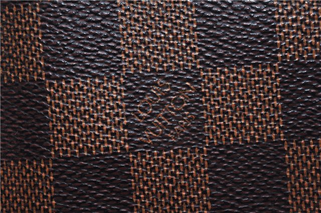 Authentic Louis Vuitton Damier Portefeuille Brazza Long Wallet N63168 Box 0348F