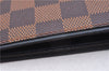 Authentic Louis Vuitton Damier Portefeuille Brazza Long Wallet N63168 Box 0348F