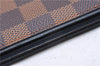 Authentic Louis Vuitton Damier Portefeuille Brazza Long Wallet N63168 Box 0348F