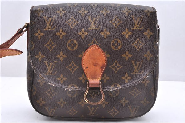 Auth Louis Vuitton Monogram Saint Cloud GM Shoulder Cross Bag M51242 Junk 0351E