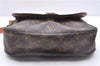 Auth Louis Vuitton Monogram Saint Cloud GM Shoulder Cross Bag M51242 Junk 0351E