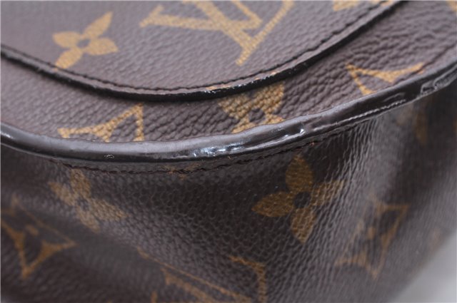 Auth Louis Vuitton Monogram Saint Cloud GM Shoulder Cross Bag M51242 Junk 0351E