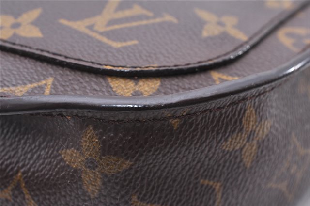Auth Louis Vuitton Monogram Saint Cloud GM Shoulder Cross Bag M51242 Junk 0351E