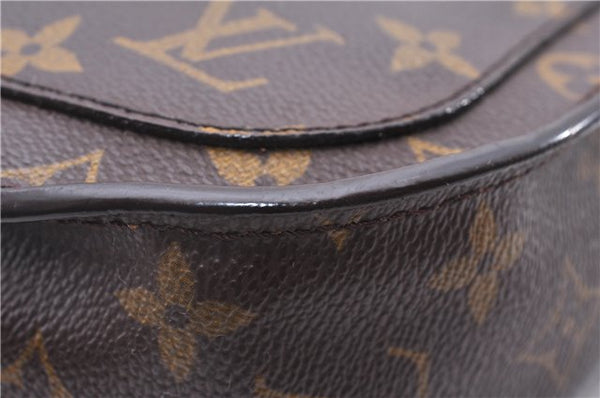 Auth Louis Vuitton Monogram Saint Cloud GM Shoulder Cross Bag M51242 Junk 0351E