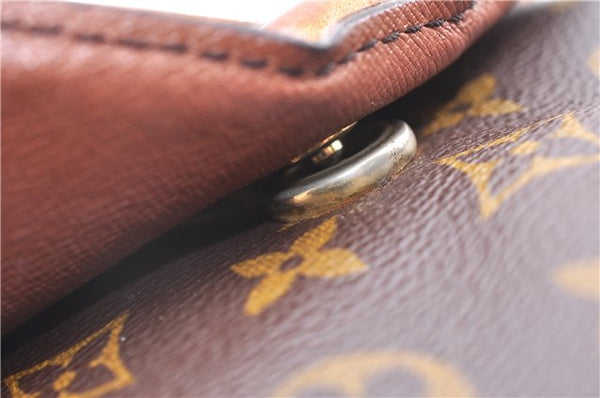 Auth Louis Vuitton Monogram Saint Cloud GM Shoulder Cross Bag M51242 Junk 0351E