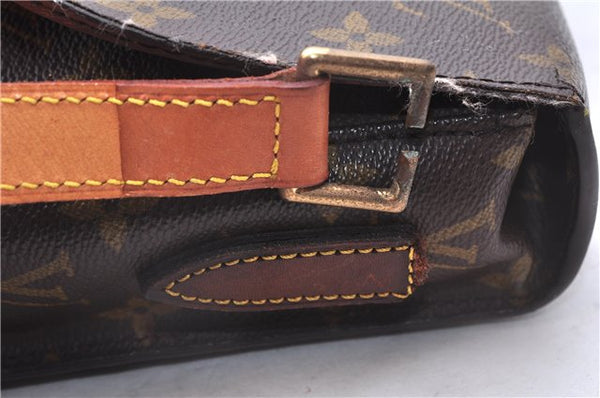 Auth Louis Vuitton Monogram Saint Cloud GM Shoulder Cross Bag M51242 Junk 0351E