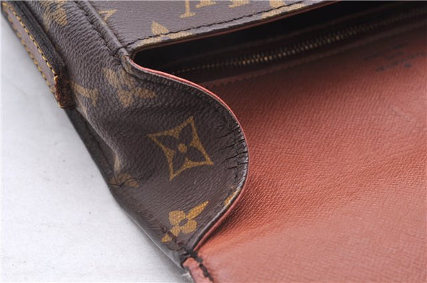 Auth Louis Vuitton Monogram Saint Cloud GM Shoulder Cross Bag M51242 Junk 0351E