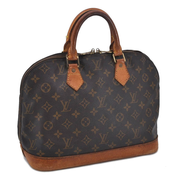 Authentic Louis Vuitton Monogram Alma Hand Bag M51130 LV 0352D