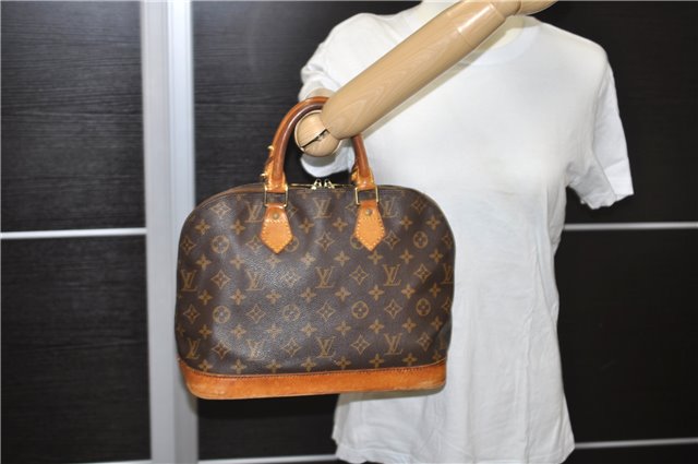 Authentic Louis Vuitton Monogram Alma Hand Bag M51130 LV 0352D