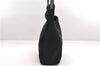 Authentic GUCCI Shoulder Tote Bag Nylon Enamel 0013297 Black 0353E