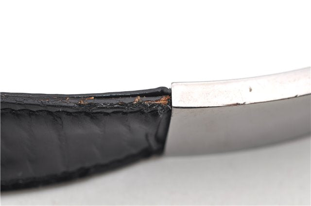 Authentic GUCCI Shoulder Tote Bag Nylon Enamel 0013297 Black 0353E