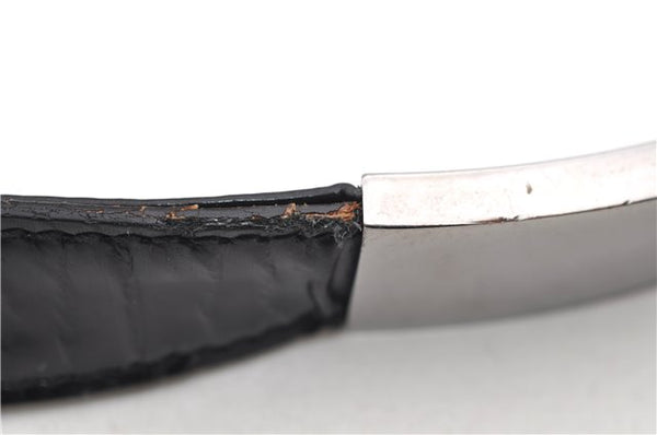 Authentic GUCCI Shoulder Tote Bag Nylon Enamel 0013297 Black 0353E